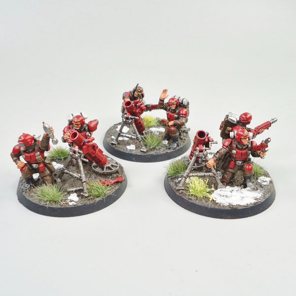 Warhammer 40k Army Astra Militarum Imperial Guard Heavy Weapons Squad Painted