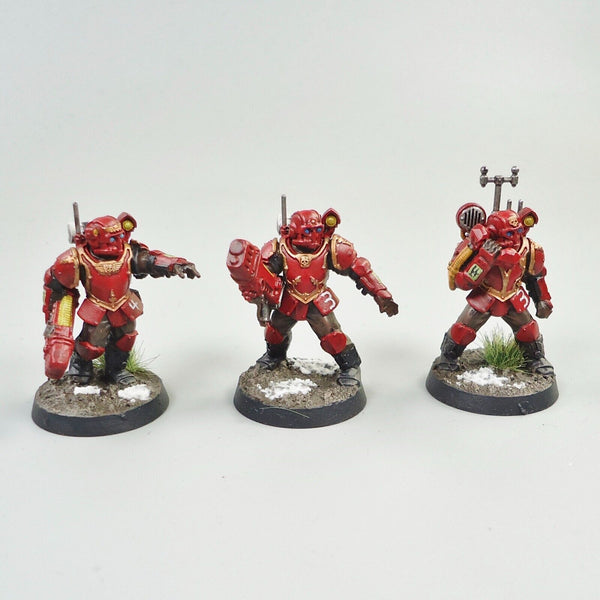 Warhammer 40k Army Astra Militarum Imperial Guard Tempestus Scions x5 Painted