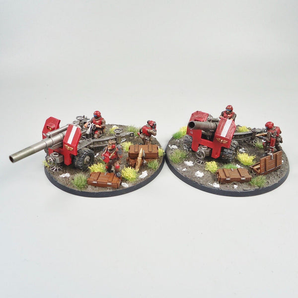 Warhammer 40k Army Astra Militarum Imperial Guard Field Ordnance Battery Painted