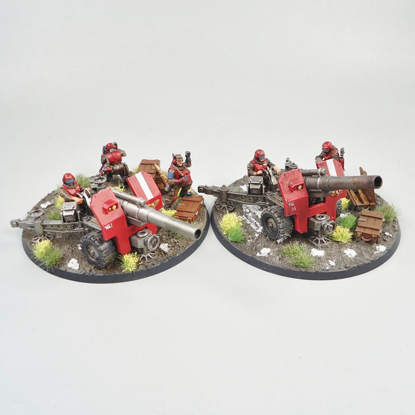 Warhammer 40k Army Astra Militarum Imperial Guard Field Ordnance Battery Painted