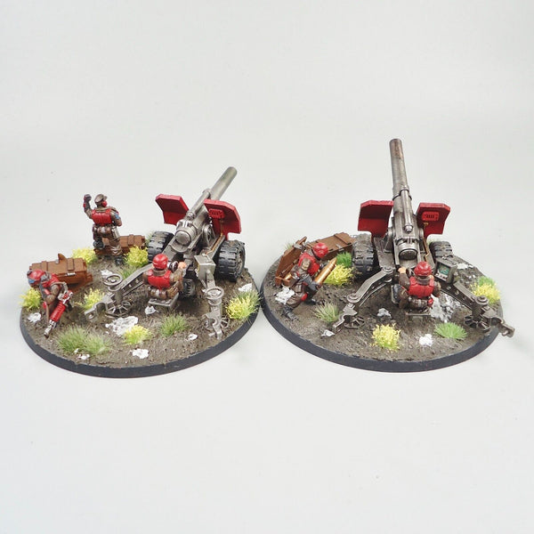 Warhammer 40k Army Astra Militarum Imperial Guard Field Ordnance Battery Painted