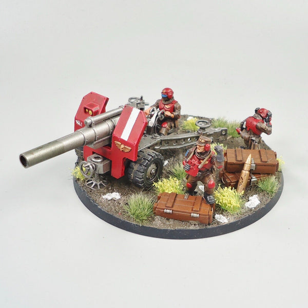 Warhammer 40k Army Astra Militarum Imperial Guard Field Ordnance Battery Painted