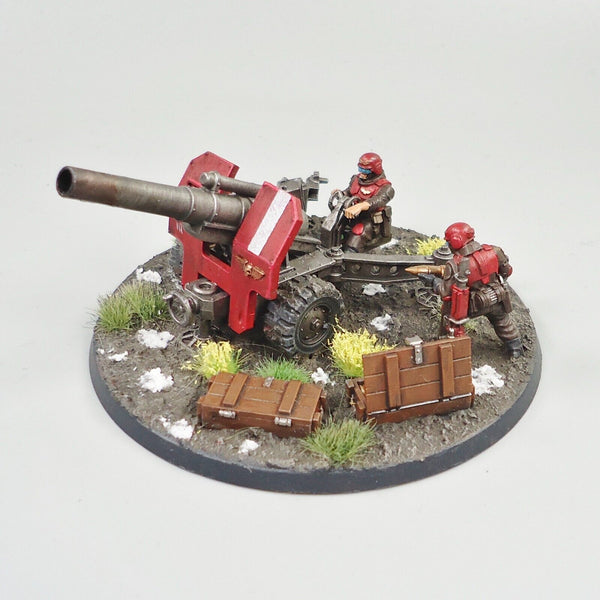 Warhammer 40k Army Astra Militarum Imperial Guard Field Ordnance Battery Painted