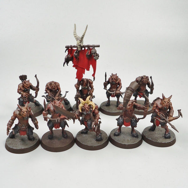 Warhammer Fantasy Age of Sigmar Army Beasts Of Chaos Beastmen Ungors x10