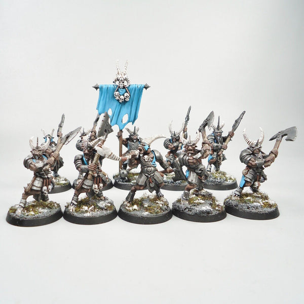 Warhammer Fantasy Age of Sigmar Army Beasts Of Chaos Beastmen Bestigors x10