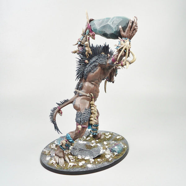 Warhammer Fantasy Age of Sigmar Army Beasts Of Chaos Beastmen Cygor Painted