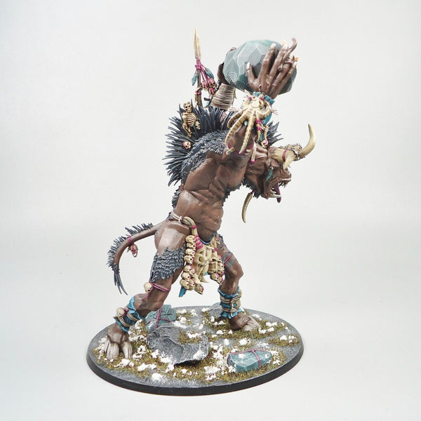 Warhammer Fantasy Age of Sigmar Army Beasts Of Chaos Beastmen Cygor Painted