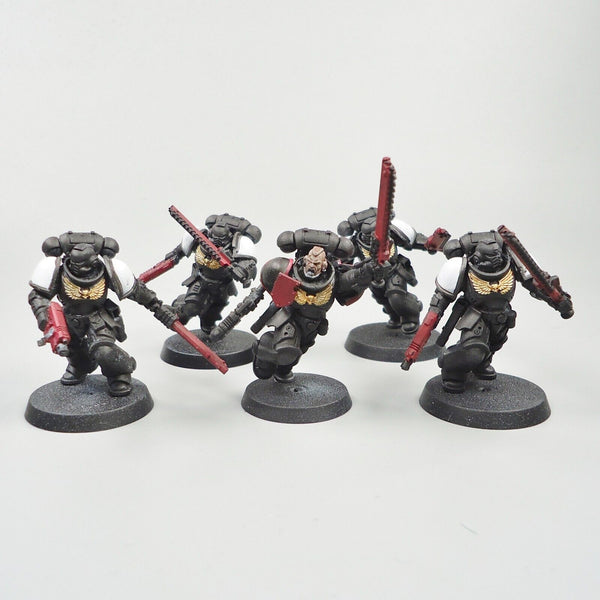 Warhammer 40k Army Space Marines Black Templars Assault Intercessors x5