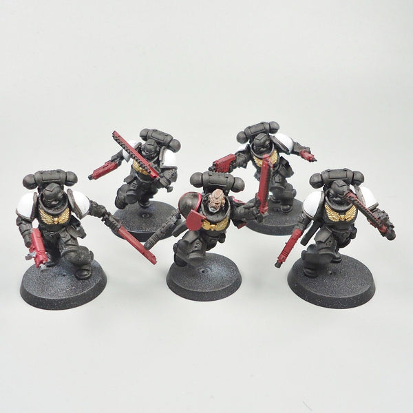 Warhammer 40k Army Space Marines Black Templars Assault Intercessors x5