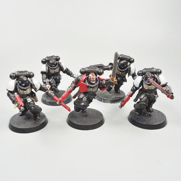 Warhammer 40k Army Space Marines Black Templars Assault Intercessors x5