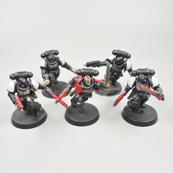 Warhammer 40k Army Space Marines Black Templars Assault Intercessors x5