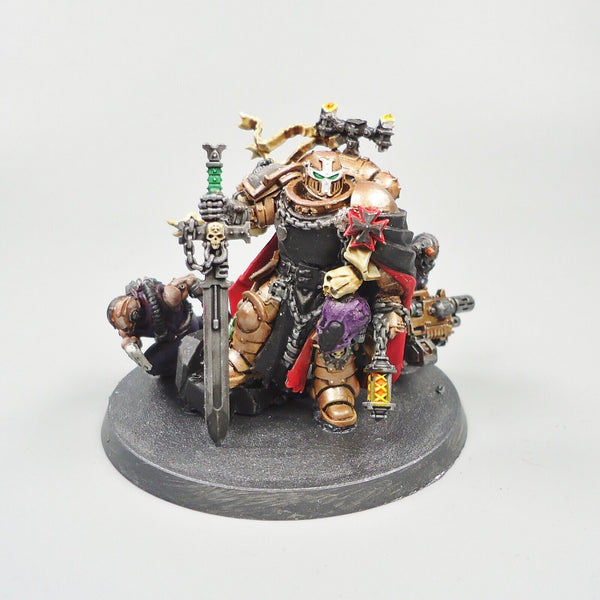 Warhammer 40k Army Space Marines Black Templars High Marshal Helbrecht Painted