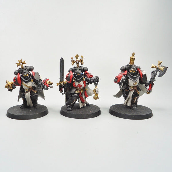 Warhammer 40k Army Space Marines Black Templars Sword Brethren Part Painted