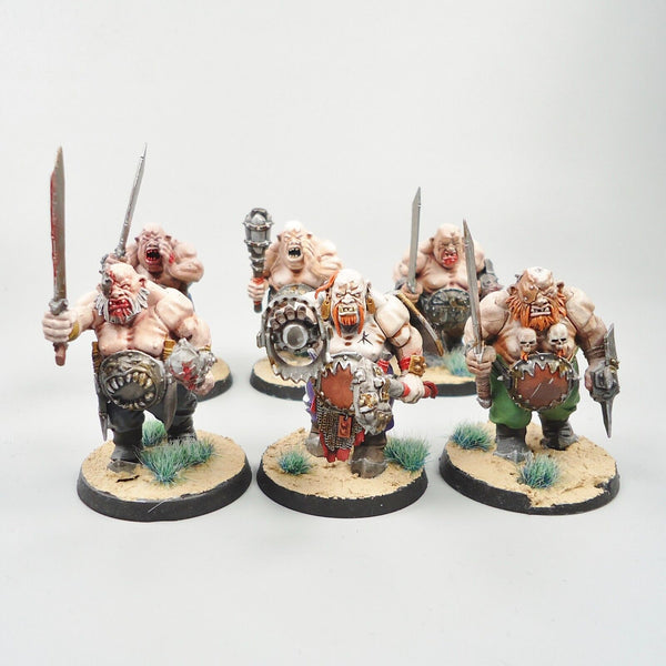 Ogor Mawtribes Ogor Gluttons x6 Painted - Warhammer Fantasy Age of Sigmar