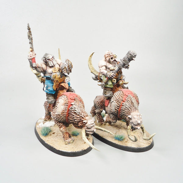 Ogor Mawtribes Mournfang Cavalry x2 Painted - Warhammer Fantasy Age of Sigmar