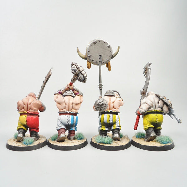 Ogor Mawtribes Ironguts / Ogres x4 Painted - Warhammer Fantasy Age of Sigmar