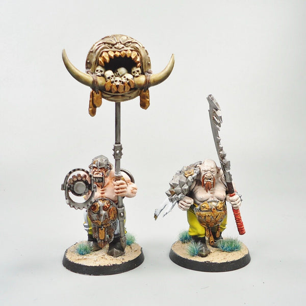 Ogor Mawtribes Ironguts / Ogres x4 Painted - Warhammer Fantasy Age of Sigmar