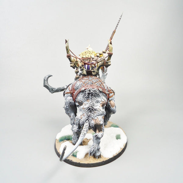 Ogor Mawtribes Frostlord On Stonehorn Painted - Warhammer Fantasy Age of Sigmar