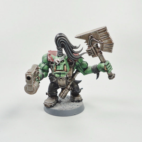 Warhammer 40k Ork Army Ork Nob Painted