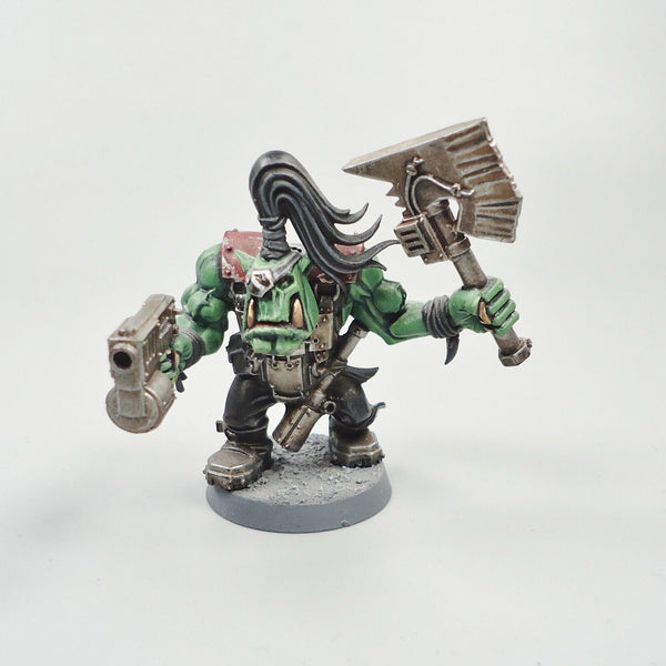 Warhammer 40k Ork Army Ork Nob Painted