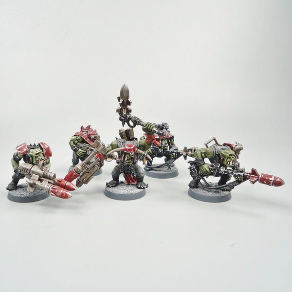 Warhammer 40k Ork Army Orks x5 Painted