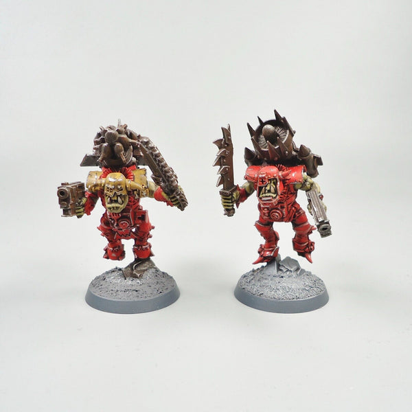 Warhammer 40k Ork Army Orks Stormboyz x5 Painted