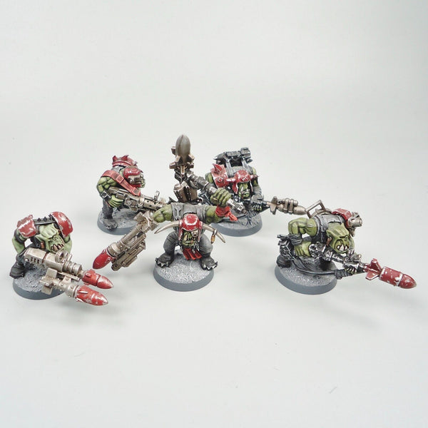 Warhammer 40k Ork Army Orks x5 Painted