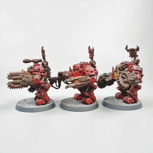 Warhammer 40k Ork Army Ork Meganobz x3 Painted