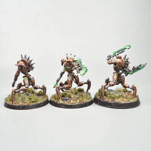 Warhammer 40k Army Necron Skorpekh Destroyers x3 Painted and Based