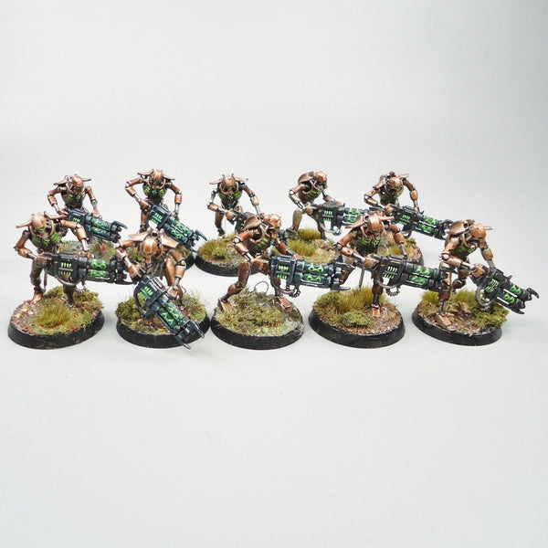 Warhammer 40k Army Necrons Necron Warriors x10 Painted and Based