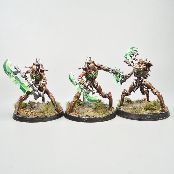 Warhammer 40k Army Necron Skorpekh Destroyers x3 Painted and Based