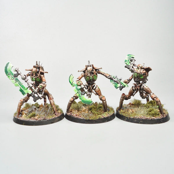 Warhammer 40k Army Necron Skorpekh Destroyers x3 Painted and Based