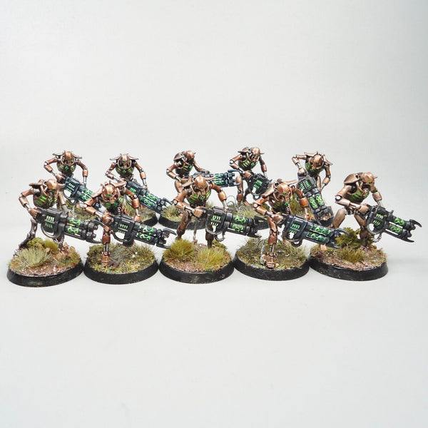 Warhammer 40k Army Necrons Necron Warriors x10 Painted and Based