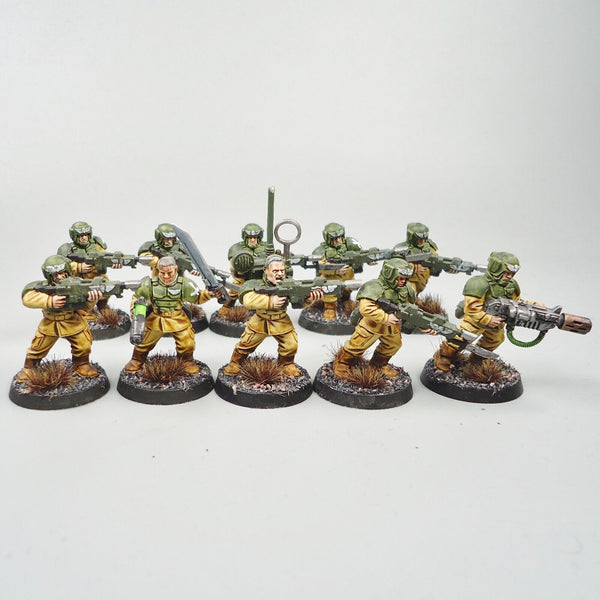 Warhammer 40k Army Astra Militarum Imperial Guard Cadian Shock Troops x10