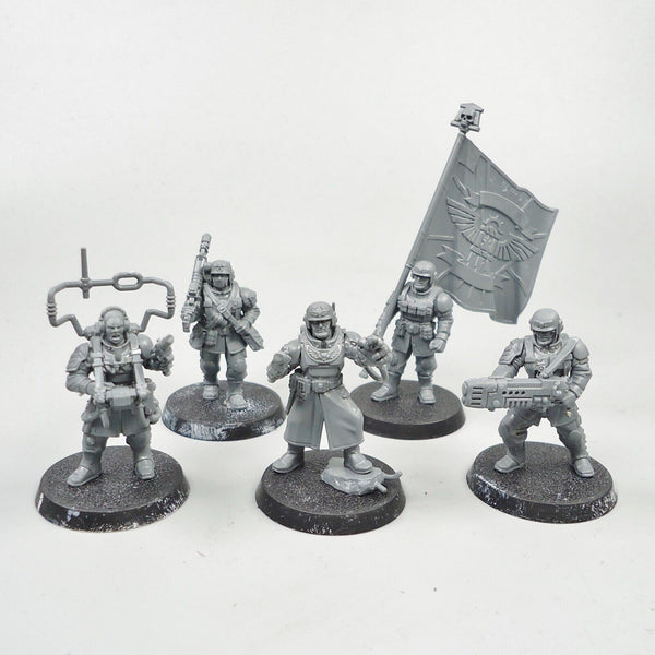 Warhammer 40k Army Astra Militarum Imperial Guard Cadian Command Squad