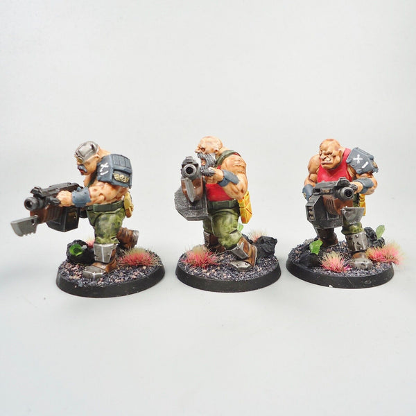 Warhammer 40k Army Astra Militarum Imperial Guard Ogryns x3 Painted