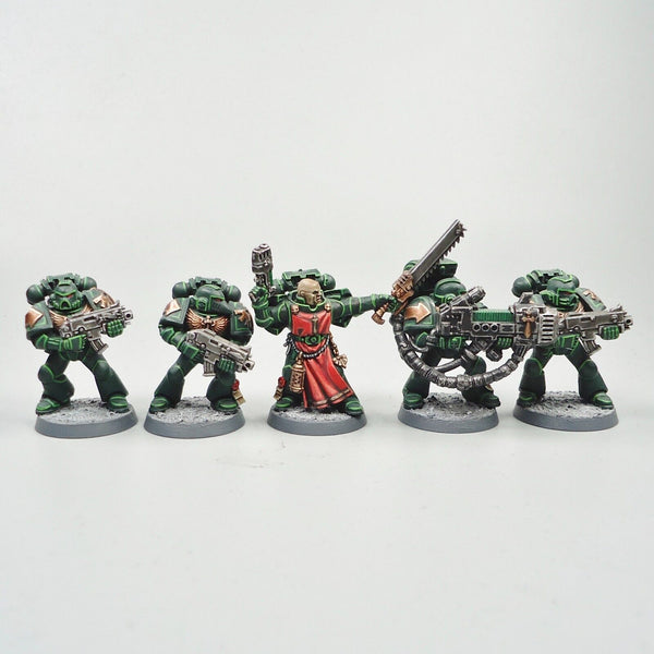 Warhammer 40k Army Space Marines Dark Angels Tactical Squad Painted