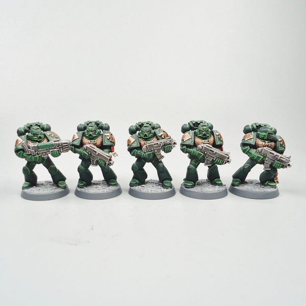 Warhammer 40k Army Space Marines Dark Angels Tactical Squad Painted