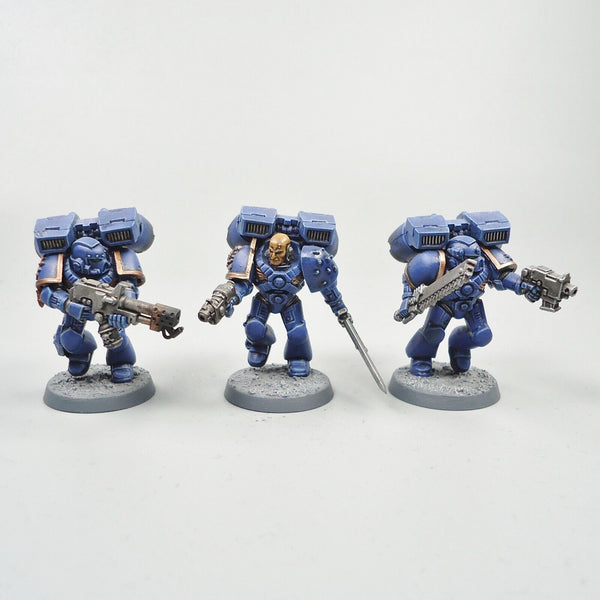 Warhammer 40k Army Space Marines Ultramarines Assault Squad Painted