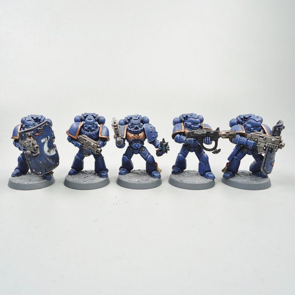 Warhammer 40k Army Space Marines Ultramarines Tactical Squad Painted