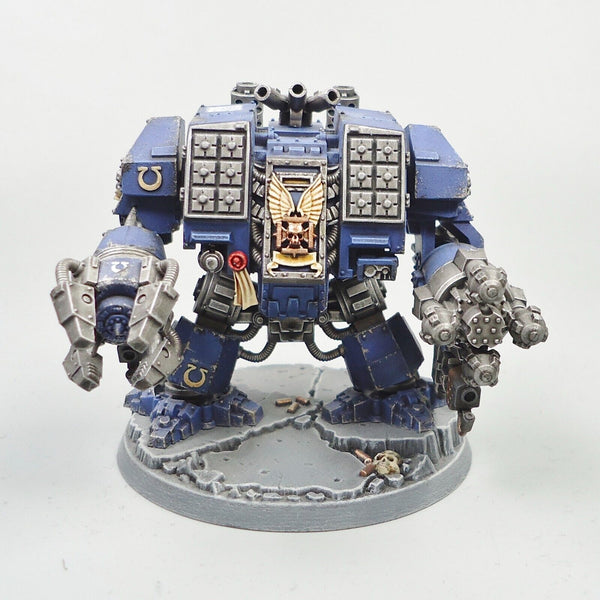 Warhammer 40k Army Space Marines Ultramarines Iron Clad Dreadnought Painted