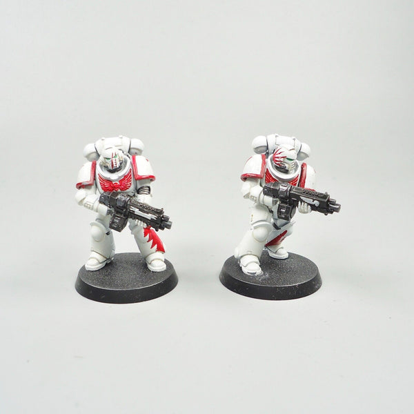 Warhammer 40k Army Space Marines White Scars Primaris Intercessors x5 Painted