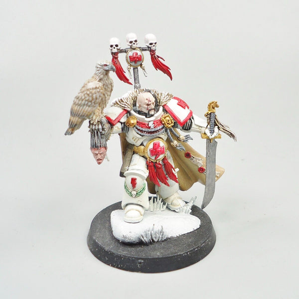 Warhammer 40k Army Space Marines White Scars Kor'Sarro Khan Painted