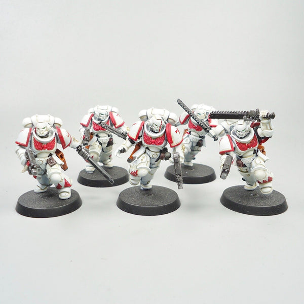 Warhammer 40k Army Space Marines White Scars Primaris Assault Intercessors x5