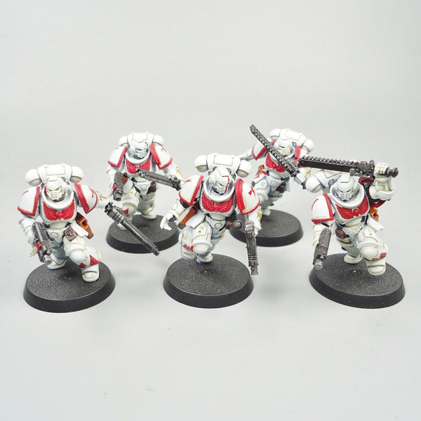 Warhammer 40k Army Space Marines White Scars Primaris Assault Intercessors x5