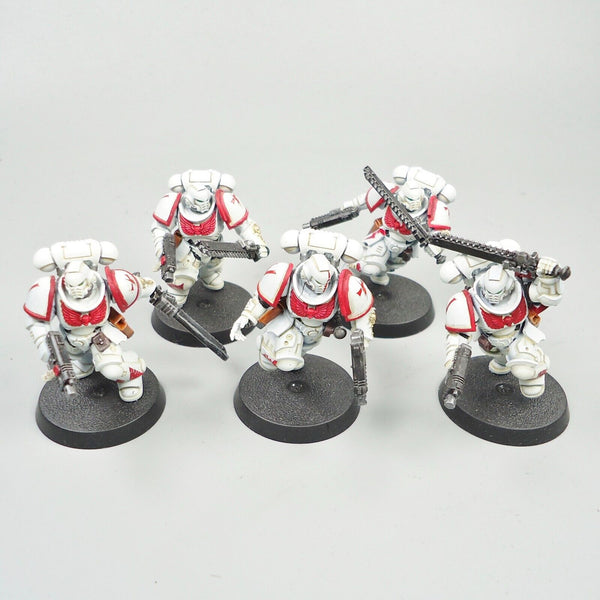 Warhammer 40k Army Space Marines White Scars Primaris Assault Intercessors x5