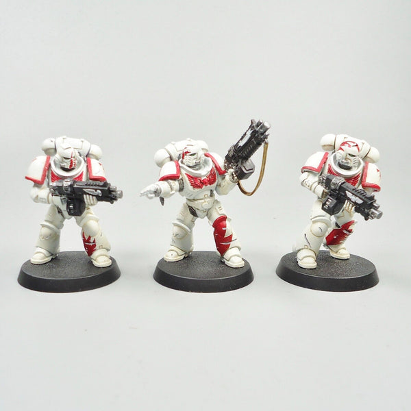 Warhammer 40k Army Space Marines White Scars Primaris Intercessors x5 Painted