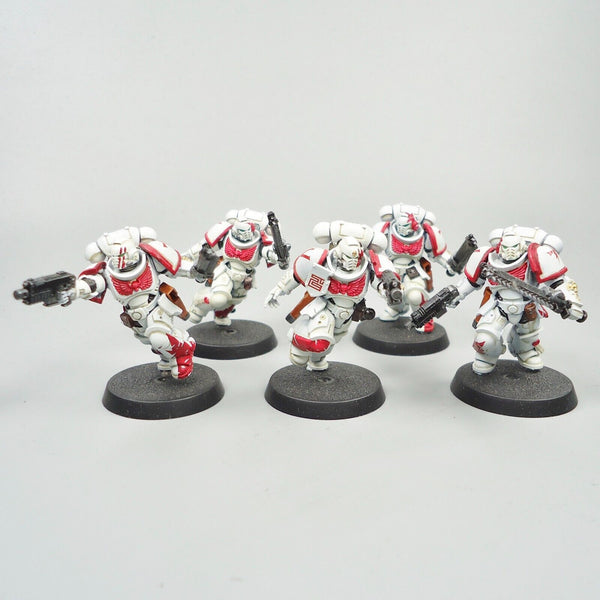 Warhammer 40k Army Space Marines White Scars Primaris Assault Intercessors x5