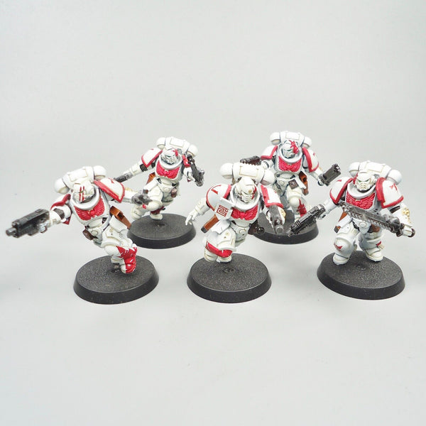 Warhammer 40k Army Space Marines White Scars Primaris Assault Intercessors x5