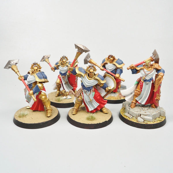 Warhammer Fantasy Age of Sigmar Army Stormcast Eternals Sequitors x5 Painted